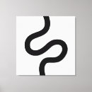 Pesquisar por linhas pretas impressão de canvas Moderno