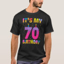 Pesquisar por aniversário feliz do 70 camisetas Anos