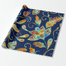 Pesquisar por paisley floral papel de presente Barroco
