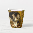 Pesquisar por arte do gato do vintage louças Gatinho