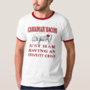 Pesquisar por bacon canadense camisetas Engraçado