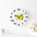 Pesquisar por fruta do limão relogios de parede Comida