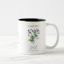 Pesquisar por flor violeta canecas De aniversário para ela