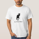 Pesquisar por gato francês camisetas Noir