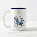 Pesquisar por bicicleta azul canecas Para ela