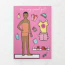 Pesquisar por boneca papel cartoes Para ela