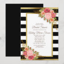 Pesquisar por black white stripes convites Floral
