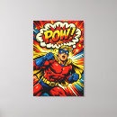 Pesquisar por super herói impressão de canvas Retrô