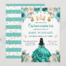 Pesquisar por quinceanera turquesa convites Floral