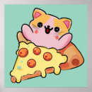 Pesquisar por pizza pósteres Gato