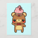 Pesquisar por urso do kawaii cartoes postais Adorável