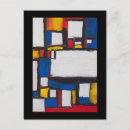 Pesquisar por mondrian cartoes postais Geométrico