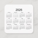 Pesquisar por calendário cartao de visita Minimalista