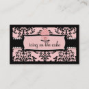 Pesquisar por cereja do cupcake cartao de visita Elegante