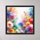 Pesquisar por abstrato colorido impressão de canvas Flores