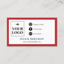 Pesquisar por preto e branco moderno cartao de visita Simples