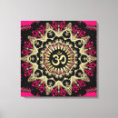 Pesquisar por rosa quente impressão de canvas Geométrico