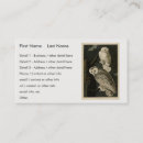 Pesquisar por owl cartao de visita Ilustração