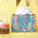 Pesquisar por gato papel de presente Flores