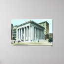 Pesquisar por bancos impressão de canvas Exterior