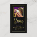 Pesquisar por percussionista padrao cartao de visita Música