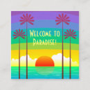 Pesquisar por praia tropical colorida cartao de visita Palmeiras