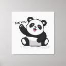 Pesquisar por urso panda impressão de canvas Bambu