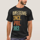 Pesquisar por abril de 1983 camisetas 40º