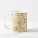 Pesquisar por os mapas antigos canecas Vintage
