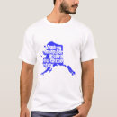 Pesquisar por mapa do alasca camisetas Azul