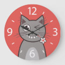 Pesquisar por cara do gato relogios de parede Gatinho