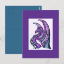 Pesquisar por dragão roxo cartoes postais Púrpura