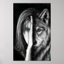 Pesquisar por mulher lobo artes pósteres Pintura