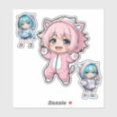 Pesquisar por gato do chibi adesivos Arte kawaii