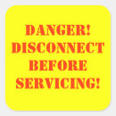 Pesquisar por perigo adesivos Aviso