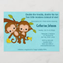 Pesquisar por macacos gêmeos convites Meninos