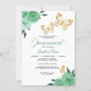 Pesquisar por mariposa convites Mis quince años
