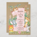 Pesquisar por 1st birthday girl convites Safari