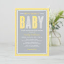 Pesquisar por amarelo e cinza convites Para ela