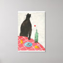 Pesquisar por flores bonito impressão de canvas Gatinho