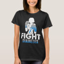 Pesquisar por tipo 1 diabetes camisetas Guerreiro da diabetes