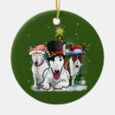 Pesquisar por de natal de bull terrier ornamentos Xmas