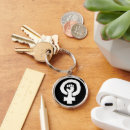 Pesquisar por símbolo do feminismo chaveiros Direitos iguais