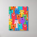 Pesquisar por gato impressão de canvas Engraçado