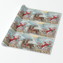 Pesquisar por trenó do papai noel papel de presente Vintage