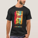 Pesquisar por jesus é meu salvador camisetas Para