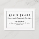 Pesquisar por candles cartao de visita Fabricante de velas