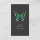 Pesquisar por borboletas verdes cartao de visita Beleza