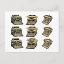 Pesquisar por typewriter cartoes postais Vintage