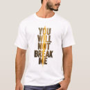 Pesquisar por letras 3d camisetas Citação motivacional